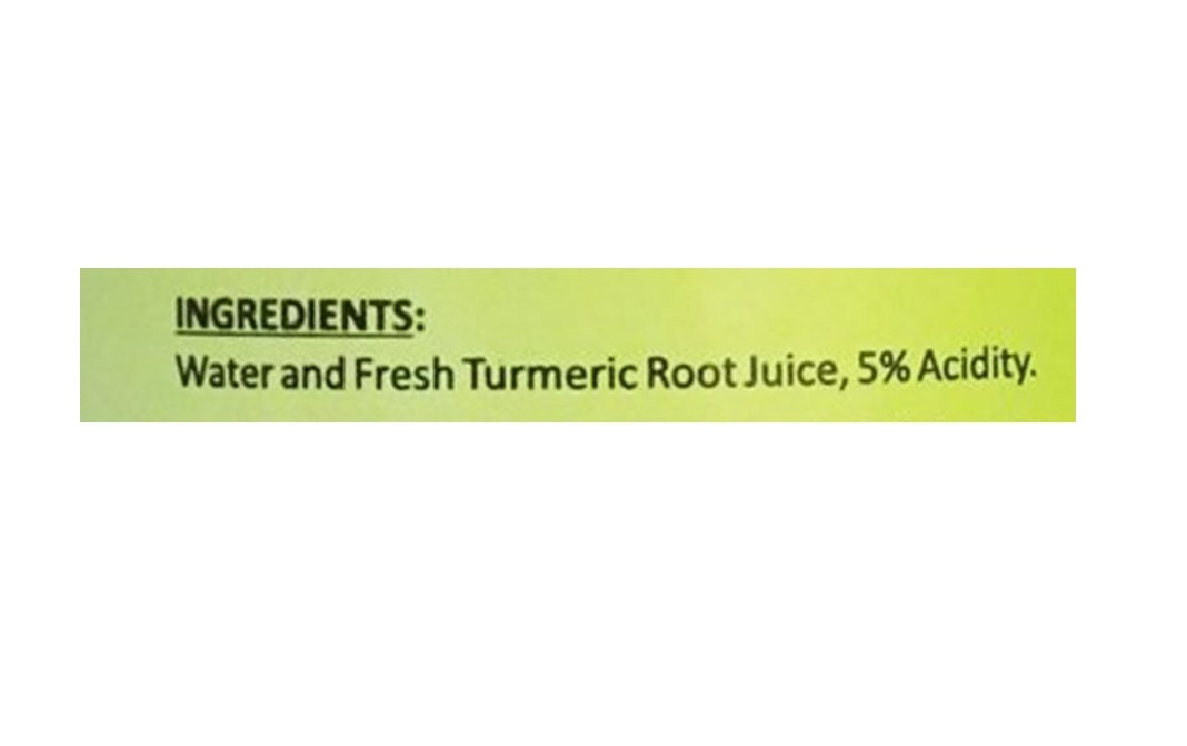 Dr. Pathkar's Turmeric Vinegar (With The Mother)   Glass Bottle  500 millilitre